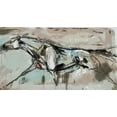 thumbnail image 2 of Bolokofsky, Ronald 14x9 White Modern Wood Framed Museum Art Print Titled - Graceful Trot, 2 of 4