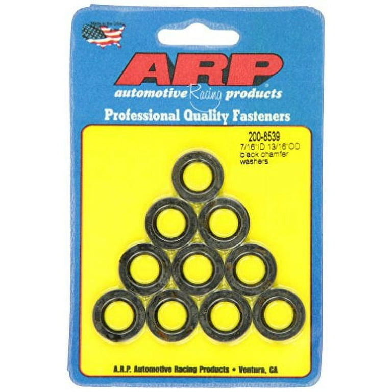 ARP Black Washer - 7/16 ID x 13/16 OD Chamfer (1) ARP Black Washer - 7/16 ID x 13/16 OD Chamfer (1)