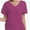 Burgundy, variant on Womens T Shirts Short Sleeve V Neck Casual Summer Tops Tshirts with Pocket