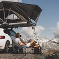 thumbnail image 3 of Chaise de Camping en Plein Air, Chaise de Camping Rembourrée Pliable, Gris, 3 of 7