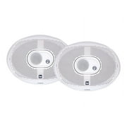 DUAL DMS369 Marine Boat 6''x9'' 3-Way Injection Molded Polypropylene Cone Speakers