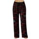 thumbnail image 1 of Gibobby pantalones senderismo mujer Pantalones exteriores de tela escocesa de encaje de primavera puede ser informal pijama de algodón usado para mujer pantalones de casa (Rojo, XL), 1 of 5
