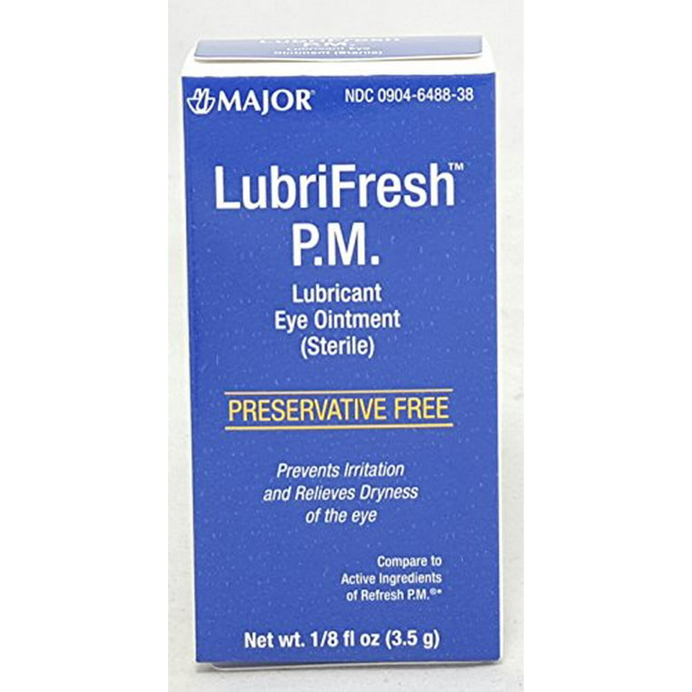 Major LubriFresh P.M Lubricant Eye Ointment, 1.8 Fl. Oz.