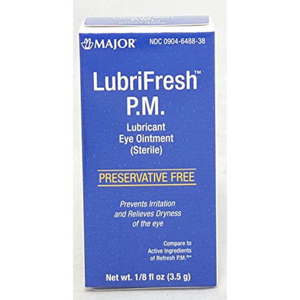 Major LubriFresh P.M Lubricant Eye Ointment, 1.8 Fl. Oz.