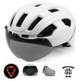 thumbnail image 2 of Breathable Cycling Helmet with Rear Light Magnetic Goggles Women Men, 2 of 8