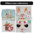 thumbnail image 6 of Christmas Refrigerator Magnet Set Christmas Decoration Refrigerator Snowman. Santa . . Refrigerator Magnet Home Decor./ Christmas decorations cartoon refrigerator magnet Christmas snowman, 6 of 9