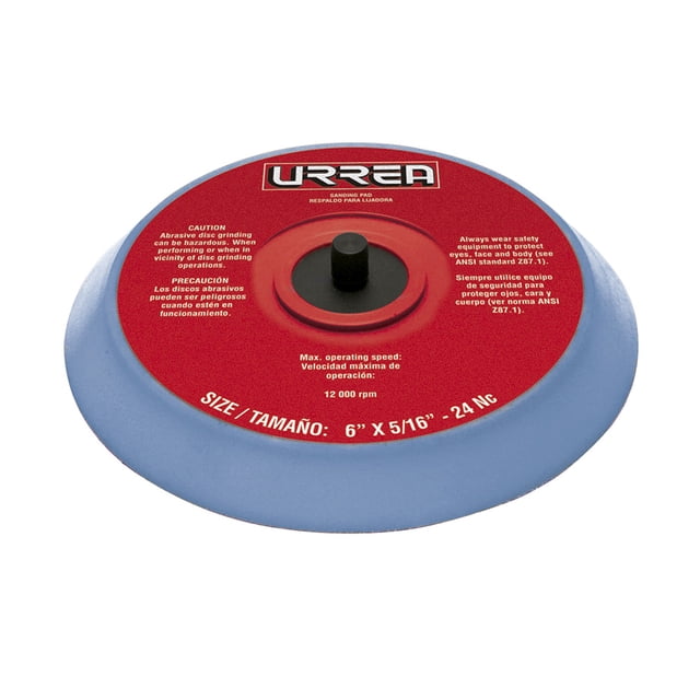 Base Para Lijadora Neumática Orbital 6' Urrea Velcro