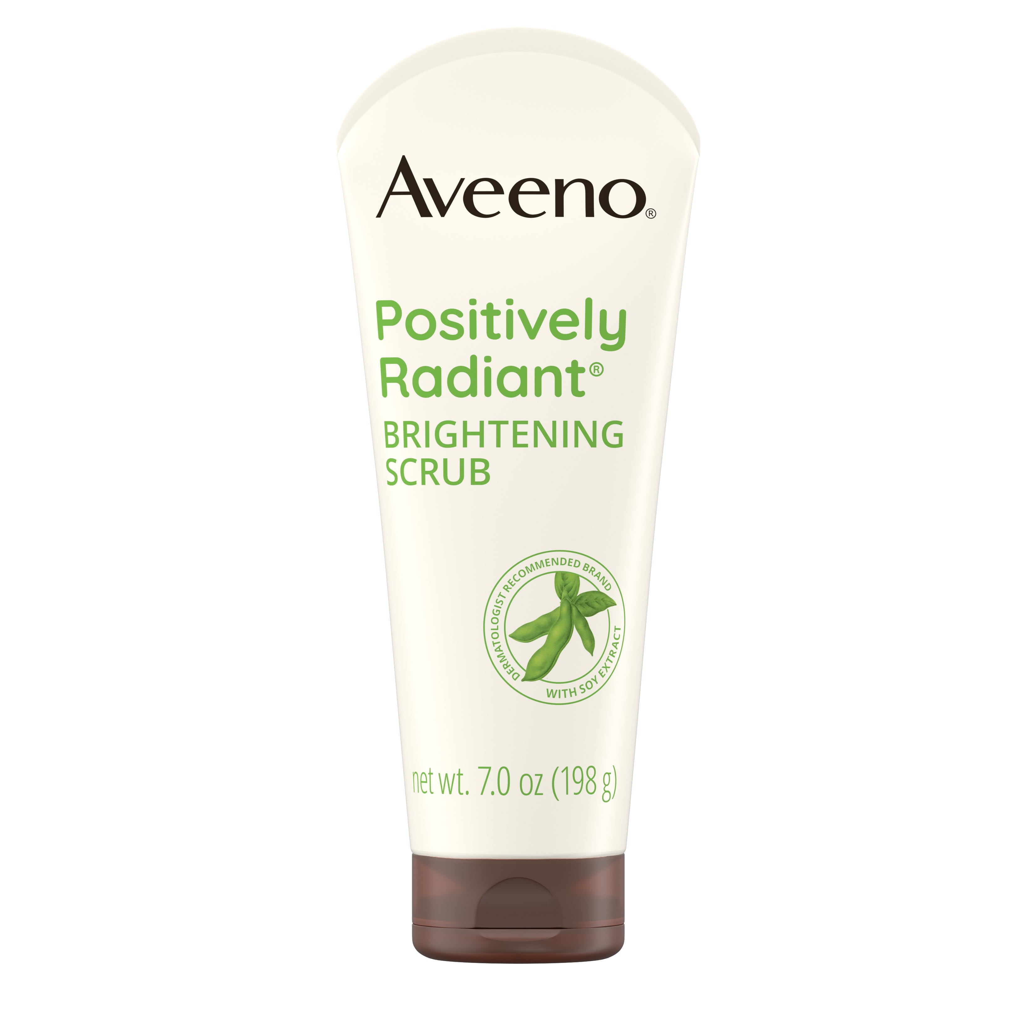 Aveeno Positively Radiant Brightening & Exfoliating Face Scrub, 7 oz