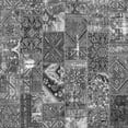thumbnail image 1 of Ahgly Company Indoor Square Patchwork Gray Transitional Area Rugs, 7' Square, 1 of 1