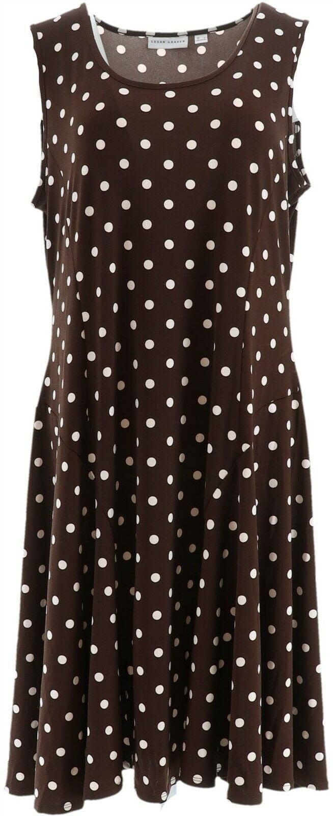 susan graver polka dot dress