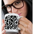 thumbnail image 2 of 3drose, Black and White Cow Print, 15oz Mug, 2 of 6