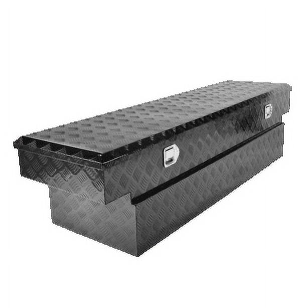 70x20x17 Inch Heavy Duty Aluminum Truck Bed Tool Box Low Profile Trailer Tongue Box for Pickup