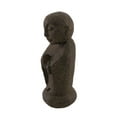 thumbnail image 3 of Volcanic Stone Buddhist Jizo Bodhisattva Ksitigarbha Indoor/Outdoor Statue, 3 of 4