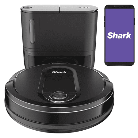 Shark IQ Robot Self-Empty™ RV1000S, Robot Vacuum, Home Mapping, Self-Cleaning Brushroll, Wi-Fi