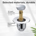 thumbnail image 5 of YUEVE Universal Bathroom Stopper -Clogging Wash Basin Drainer Filter Faucet Kitchen Hole Utility Tub Faucet Brass Modern Kitchen Faucet Faucet Kitchen Modern Service Faucet 830aa Water Faucet Kitchen, 5 of 8
