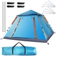 thumbnail image 5 of 4-5 Person Instant Pop Up Camping Tent, Waterproof Family Tent with Mosquito Net Windows, Portable for Hiking & Outdoor Travel, 5 of 10