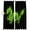 Green, variant on Dragon Flames Blackout Curtains for Bedroom/Living Room, Pinch Pleated Black Out Curtains, Green Dragons Abstract Modern Art Room Darkening Window Drapes with Hooks 2 Panels, 59"x70"