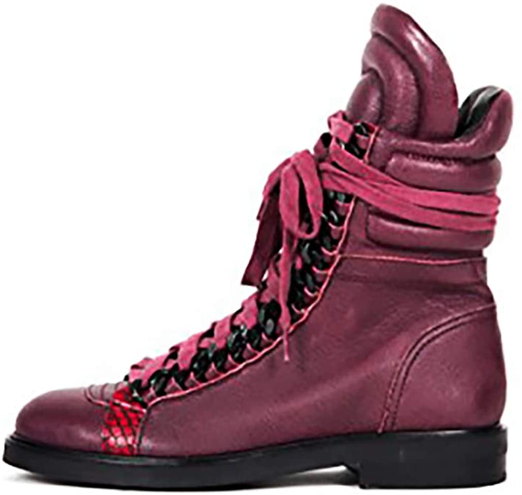 womens leather combat boots