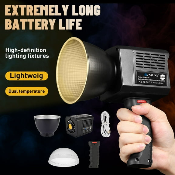 LineYDI Professional Studio Video & Photography Fill Light Dual Color Temperature Adjustable with Brightness Control for Filming & Content Creation