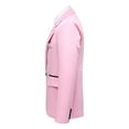 thumbnail image 3 of Cloudstyle Men's Slim Fit Single-Breasted Blazer with One Button & Center Vent - Casual Wrinkle-Free Sport Coat for Everyday Wear, 3 of 12
