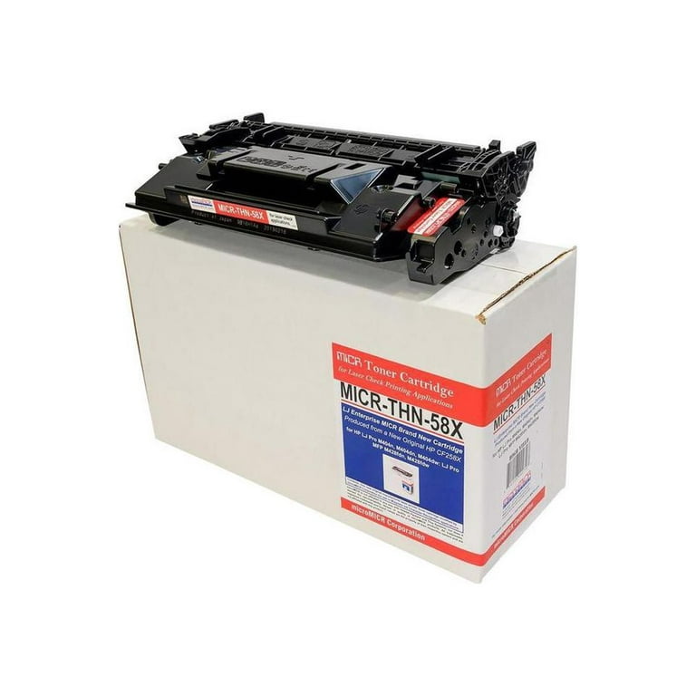 microMICR MICR Toner Cartridge - Alternative for HP 58X - 10000 Pages microMICR MICR Toner Cartridge - Alternative for HP 58X - 10000 Pages
