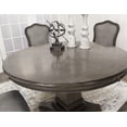 thumbnail image 3 of Sunset Trading Vegas 48" 5-Piece Wood Dining/Poker Table & Chairs Set in Gray, 3 of 4