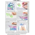 thumbnail image 7 of DIY 5D Diamond Painting Kits for Adults, Full Drill Rhinestone Embroidery Paint for Kids, Home Wall Decor Cross Stitch Arts Number (Colorful Flowers Cross 13.3x17.3 inch), 7 of 7