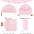 thumbnail image 4 of Coolmade Wedding Arch Cover 6.6ft Spandex Fitted Wedding Arch Stand Cover for Birthday Party Ceremony Banquet Decoration Pink, 4 of 7