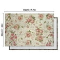 thumbnail image 5 of Pioneer Flower Floral Print Pattern Summer Placemats Table Placemats Set Of 6-Linen Kitchen Washable Placemats Table Mats 12x18 Inch Non-Slip Heat Resistant, 5 of 5