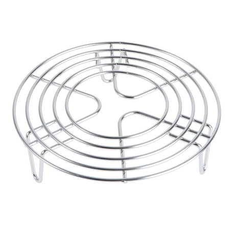 

Stainless Steel Steamer Rack Multi-Purpose Round Cooling Rack for Steaming