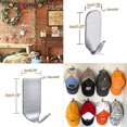 thumbnail image 2 of Jinyi Less Steel Hooks, Metal Utility Hanging Hooks For Robe, Coat, Towel, Keys, Bags, Home, Kit, Bath, Duty Ult, 2 of 5