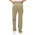 thumbnail image 3 of LIaqionyy Women Cargo Pant with Pockets High Waist Wide Leg Baggy Casual Jogger Running Sweatpants, 3 of 5