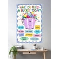 thumbnail image 2 of Teacher - Classroom Bucket Filler - Have You Filled A Bucket Today Poster Wall Art, Modern Wall Decor For Living Room Bedroom, 8x12 UNFRAMED, 2 of 3