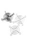 thumbnail image 1 of Bnafes Ventilador Parrilla Ventilador De Refrigeración Axial Protector De Dedo Parrilla Alambre De Metal 50 Mm Ac Dc Computadora Cpu 5 Piezas, 1 of 1