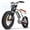 White, variant on 20*4.0" Fat Tire Electric Bike,1000W Motor,20MPH,Front and Rear Shock Absorbers,LCD Display,Hydraulic Disc Brakes,Green