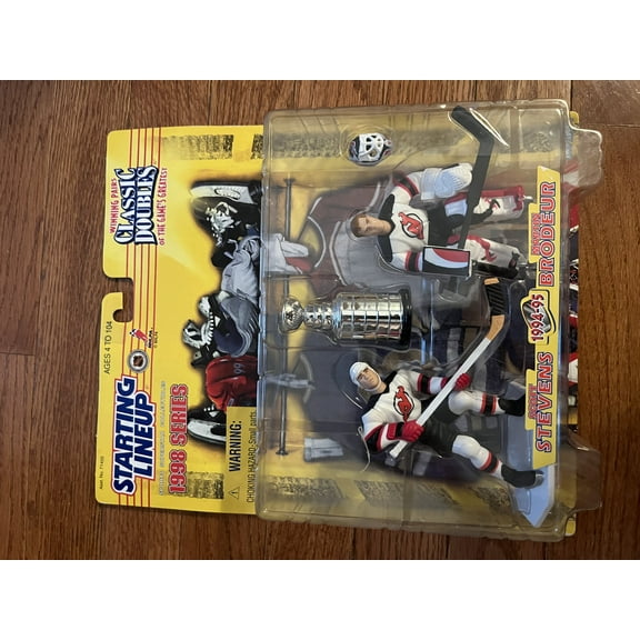 1998 Scott Stevens Martin Brodeur Starting Lineup Classic Double 5 Inch Figure