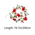 thumbnail image 4 of Artificial Christmas Garland Christmas Rattan Spots Artificial Fake Leaves Christmas Decorations Simulation Christmas Rattan Outdoor Christmas Garlands, 4 of 7
