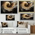 thumbnail image 3 of Designart "Contrasting Spirals In Celestial Hues I" Abstract Spirals Picture Framed Canvas Art Print, 3 of 5