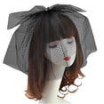 thumbnail image 1 of Fascinators Hats for Women Birdcage Veil for Bride Party Cocktail Wedding Veil, 1 of 4