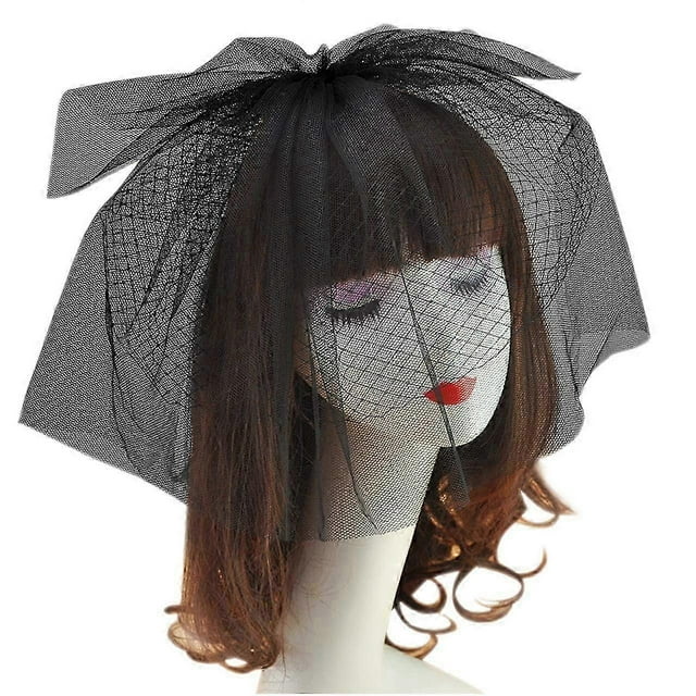 Fascinators Hats for Women Birdcage Veil for Bride Party Cocktail Wedding Veil