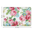 thumbnail image 5 of Pioneer Flower Floral Print Flannel Non Slip Door Rugs,Washable Door Mats Indoor,Decorative Door Mats,Dirt-Resistant and Absorbent Doormat for Entrance,Bedroom,Kitchen,Bathroom,23.5"x16", 5 of 5