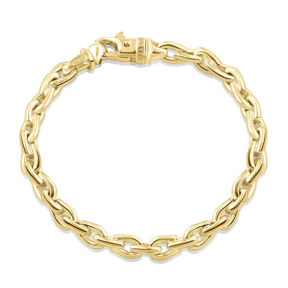 Pompeii Men's Solid 14k Gold (56grams) or Platinum (100gram) 7mm Bracelet 8.5" (,)