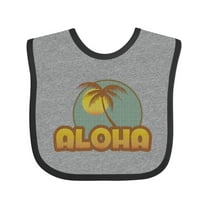 Inktastic Aloha Palm Boys or Girls Baby Bib