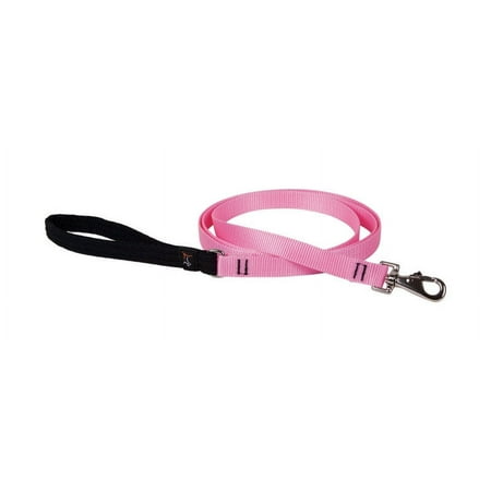 UPC: 0746889575597 | LupinePet Basic Solids Pink Pink Nylon Dog Leash