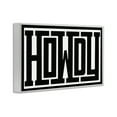 thumbnail image 3 of Stupell Industries Bold Vintage Howdy Greeting Quotes and Sayings Painting White Framed Art Print Wall Art, 30 x 20, 3 of 8
