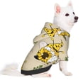 thumbnail image 2 of Balery Gnomes Bees And Sunflowers Sudadera con Capucha para Perros Pequeños – Ropa para Mascotas, Disfraz para Perros y Gatos, Ideal para Fiestas y Cosplay-X-Large, 2 of 7