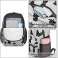 thumbnail image 4 of Labrador Retriever and Dog Paw Print 17" School Backpacks for Teens,Waterproof Oxford Fabric,S-Shape Padded Straps for School,Travel,Hiking,Camping, 4 of 6