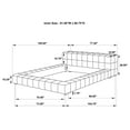 thumbnail image 6 of Trinity Upholstered Queen Platform Bed Green, 6 of 6