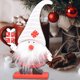 thumbnail image 2 of Advancent Muñeco de Papá Noel de Feliz Navidad de madera, decoración de dibujos animados, barba, adorno de mesa, pequeño accesorio, colección Kits de decoración para fiestas gris Advancent HA009124-02, 2 of 6