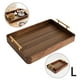 thumbnail image 2 of Bandeja rectangular para servir desayuno, mesa de café, vajilla, bandeja de té L, 2 of 9